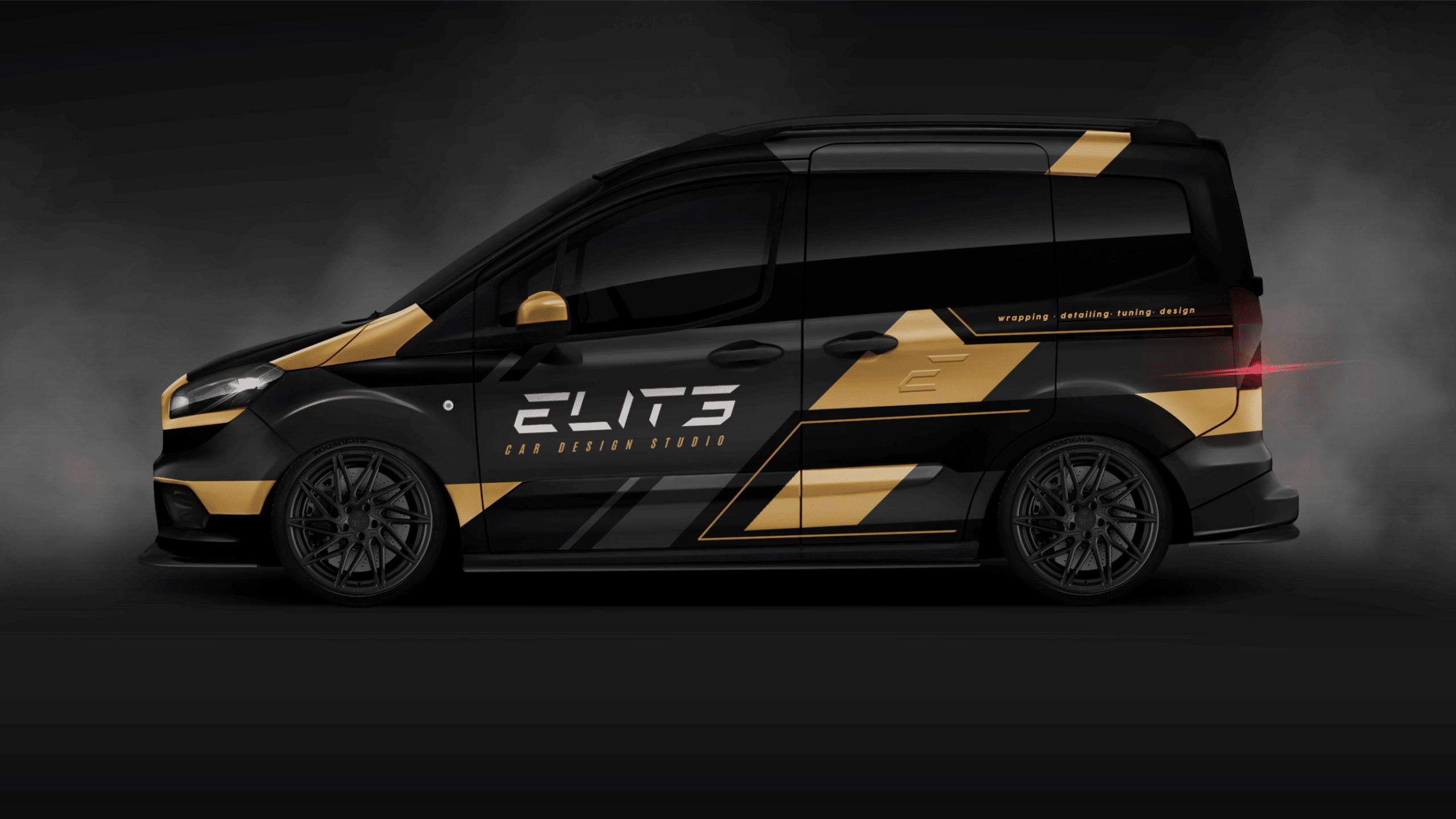 Ford Tourneo - Elite - wektory (CDR15)